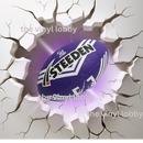 Cracked Wall NRL 20oz Skinny Tumbler Printed Paper