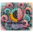 Mental Health Matters 20oz Skinny Tumbler Printed Paper