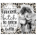 Best Friends 20oz Skinny Tumbler Printed Paper