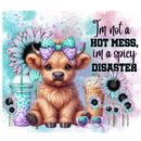 Disaster 20oz Skinny Tumbler Printed Paper