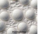 3D Golf Balls 20oz Skinny Tumbler Printed Paper