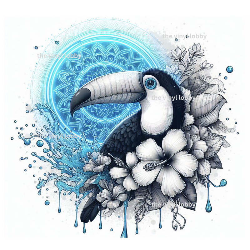 Tucan 20oz Skinny Tumbler Printed Paper