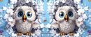 3D Baby Owl Sublimation Paper for 11oz mug