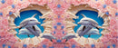 3D Jumping Dolphins Sublimation Paper for 11oz mug