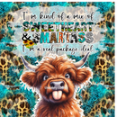 Sassy Cow 20oz Skinny Tumbler Printed Paper