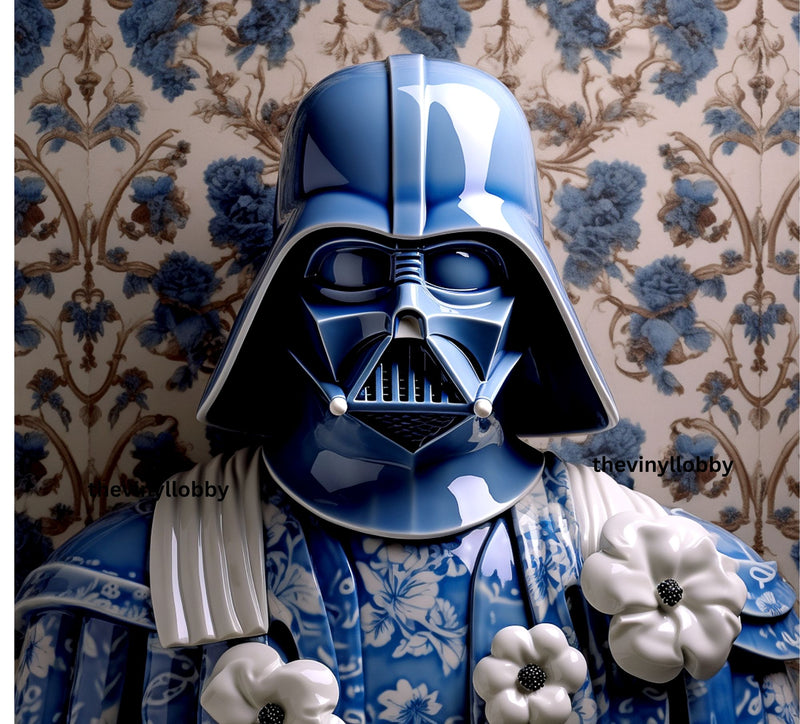 3D Floral Vader 20oz Skinny Tumbler Printed Paper