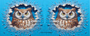 3D Owl in a Hole Sublimation Paper for 11oz mug