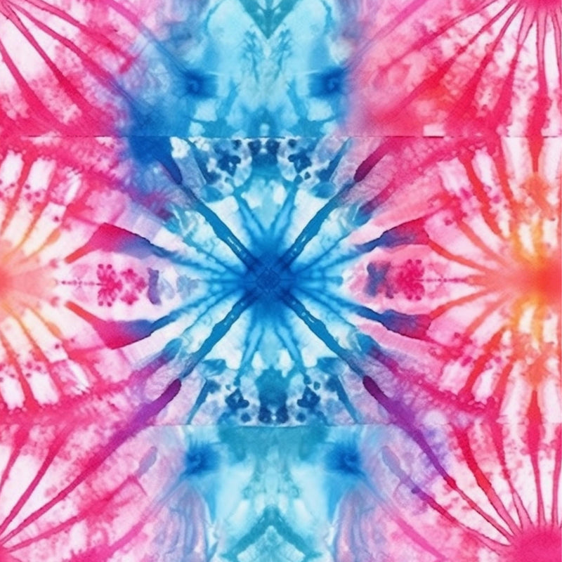 A4 Printed Sublimation Sheets - Bright Tie Dye