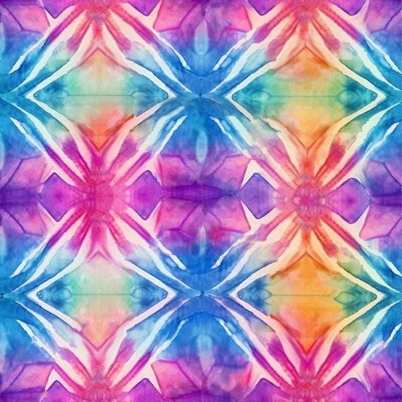 A4 Printed Sublimation Sheets - Bright Tie Dye