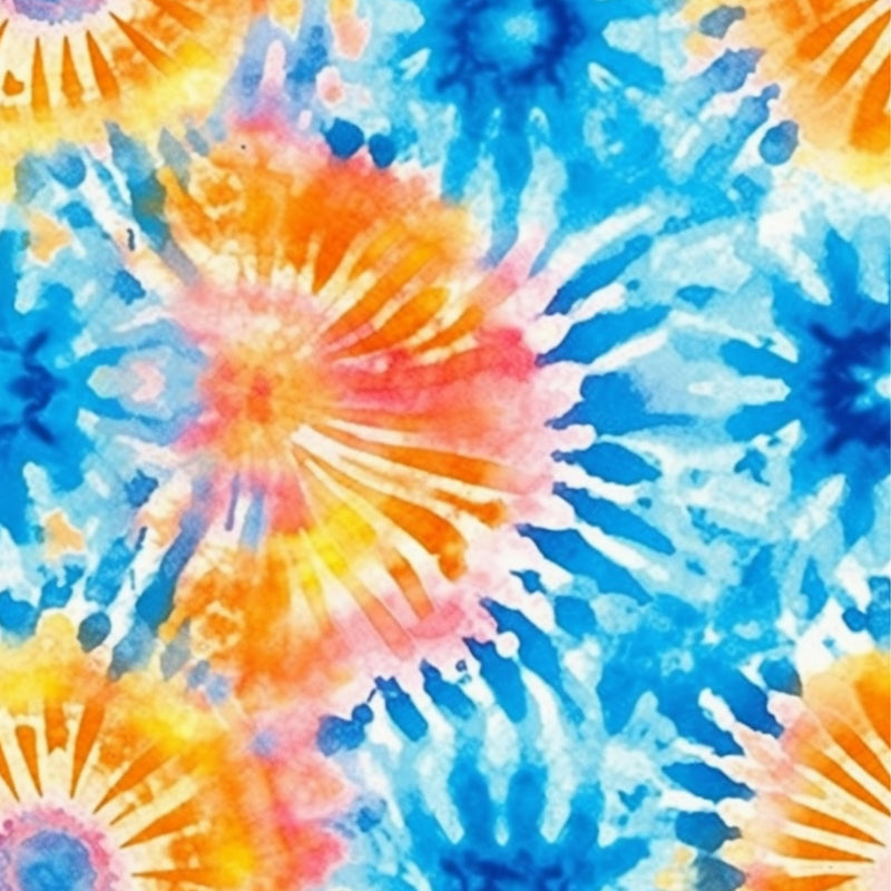 A4 Printed Sublimation Sheets - Bright Tie Dye