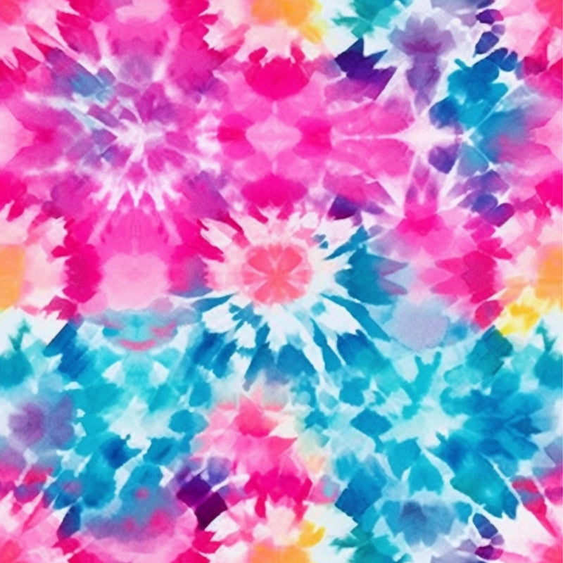 A4 Printed Sublimation Sheets - Bright Tie Dye