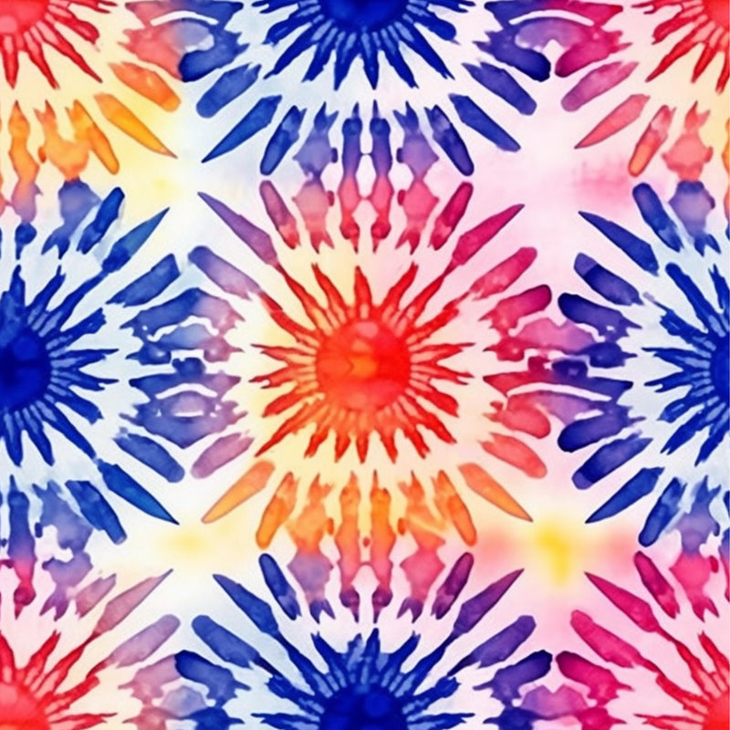 A4 Printed Sublimation Sheets - Bright Tie Dye