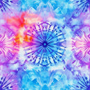 A4 Printed Sublimation Sheets - Bright Tie Dye