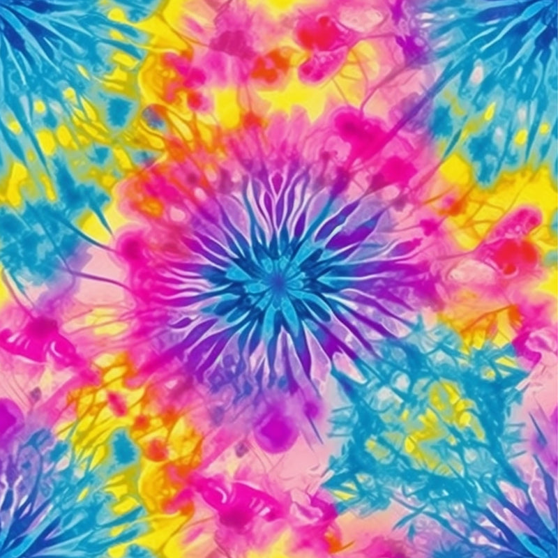 A4 Printed Sublimation Sheets - Bright Tie Dye