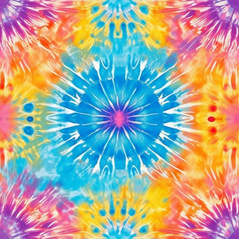 A4 Printed Sublimation Sheets - Bright Tie Dye