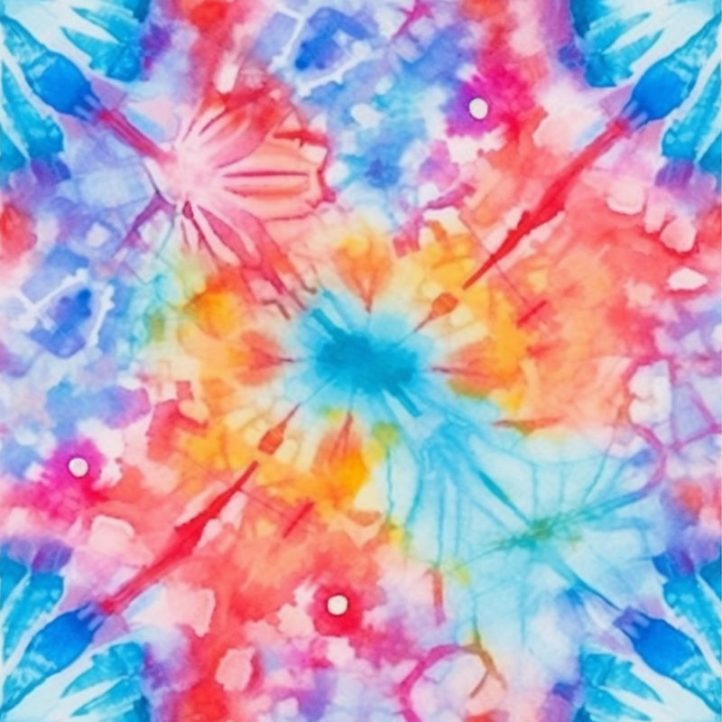 A4 Printed Sublimation Sheets - Bright Tie Dye