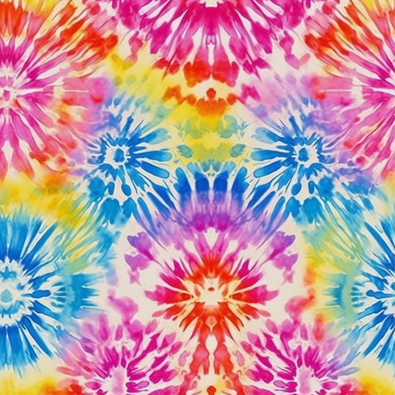 A4 Printed Sublimation Sheets - Bright Tie Dye