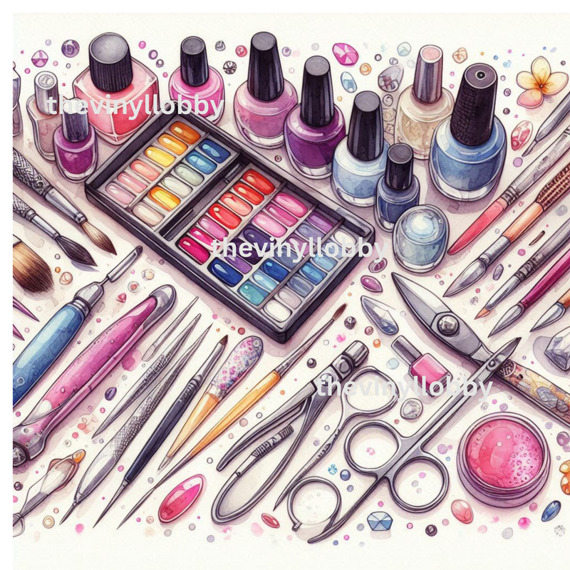 Nail Tec 20oz Skinny Tumbler Printed Paper