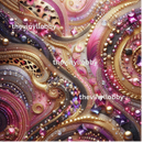 Gold Bling 20oz Skinny Tumbler Printed Paper