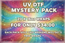 UV DTF Mystery Box – 20 x 16oz UVDTF Wraps