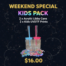 WEEKEND SPECIAL. KIDS ACRYLIC LIBBY CAN BUNDLE
