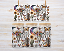 UV DTF 16oz Can Glass Wraps - Western/Tattoo Lady