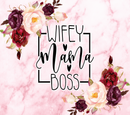 20oz Skinny Tumbler Printed Paper - Wifey Mama Boss