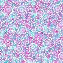 Round Floral Sublimation Printed Paper