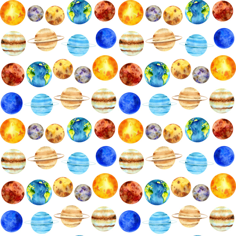 Planets Sublimation Printed Paper