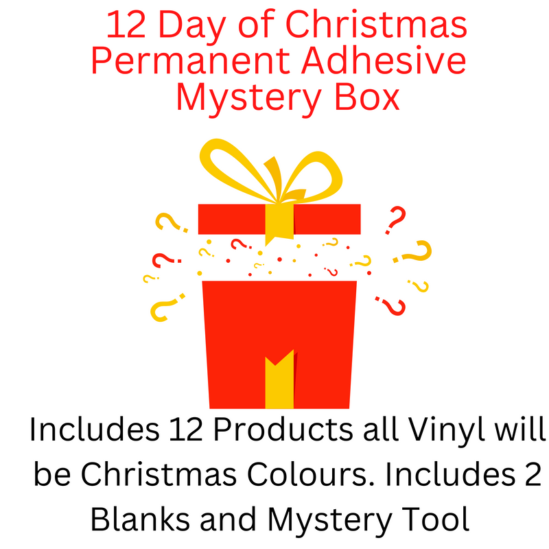 12 Day of Christmas Permanent Adhesive Vinyl Mystery Box
