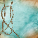 Ocean Breeze Rope  Sublimation Printed Paper