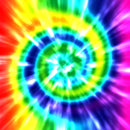 Orange to Pink Tie Dye Sublimation Printed Paper