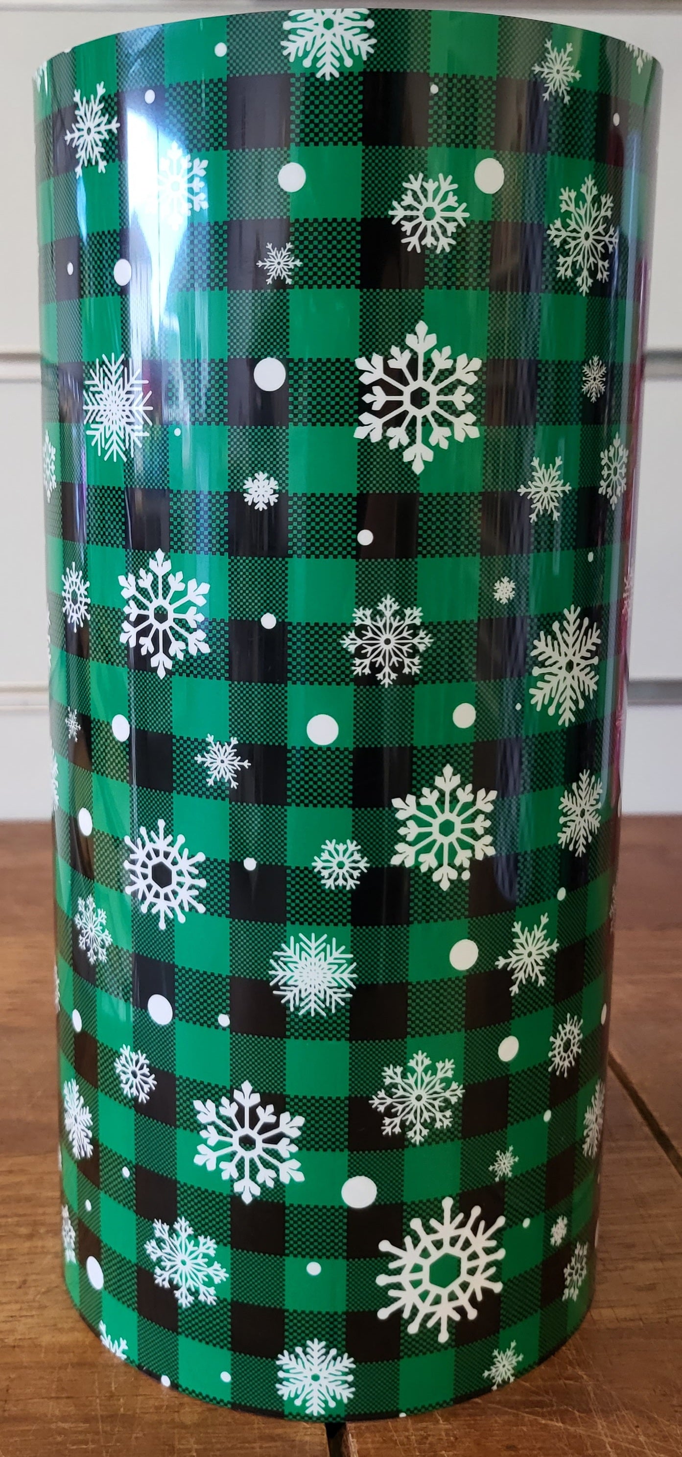 Christmas Green Snowflake Htv 25cmx50cm