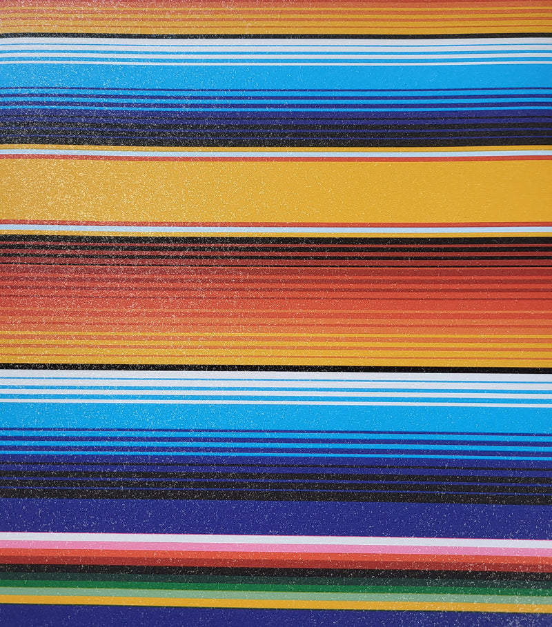Shimmer Tango Stripes Glitter Permanent Adhesive Vinyl 30cm x 30cm