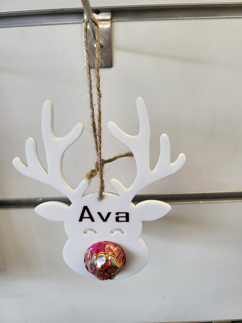 20pkt Reindeer Hanging lollipop holder