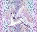 20oz Skinny Tumbler Printed Paper - Unicorn Glitter