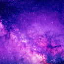 Blue to Pink Galaxy Sublimation Printed Paper