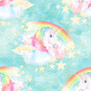 Blue Unicorns Sublimation Printed Paper
