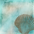 Ocean Breeze Shell Sublimation Printed Paper