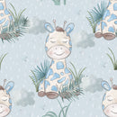 Blue Zebra Sublimation Printed Paper