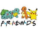 Friends Sublimation Print for kids t-shirts