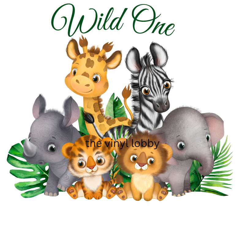 Wild One Sublimation Print for kids t-shirts