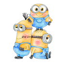 Yellow Trio Sublimation Print for kids t-shirts