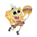 Hamburger Bob Sublimation Print for kids t-shirts