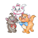 Cute Kittens Sublimation Print for kids t-shirts