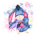 Donkey Sublimation Print for kids t-shirts