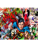 Skinny Tumbler Printed Paper - Old School Super Hero