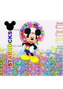 Skinny Tumbler Printed Paper - Mr Mouse Coffee