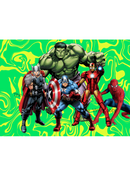 Kids Sippy Cup 12oz Printed Sublimation Paper - Green Super Hero