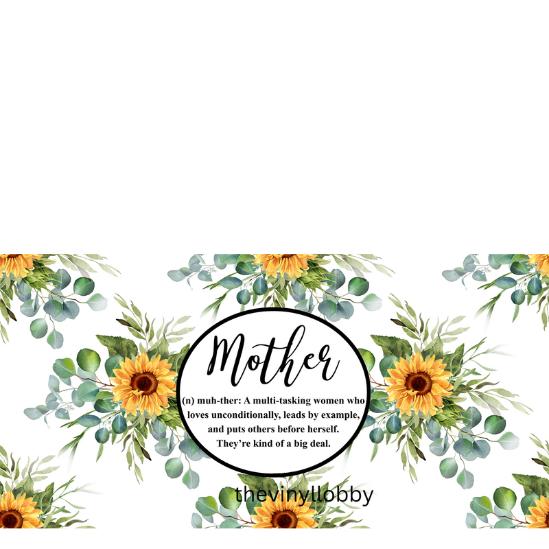 16oz Libby Glass Can Sublimation Print - Mother